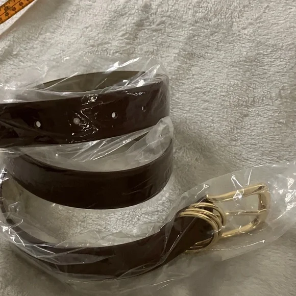 Brown Belt with Gold Buckle - Picture 12 of 15